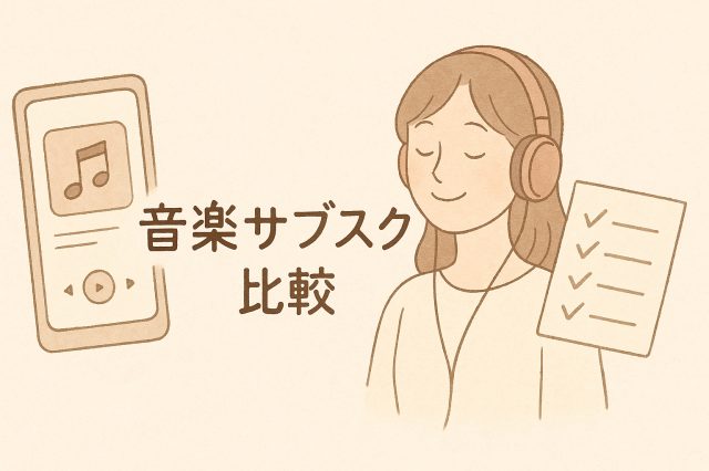 音楽サブスク比較