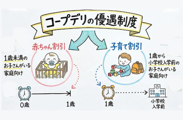 赤ちゃん割引と子育て割引の違い